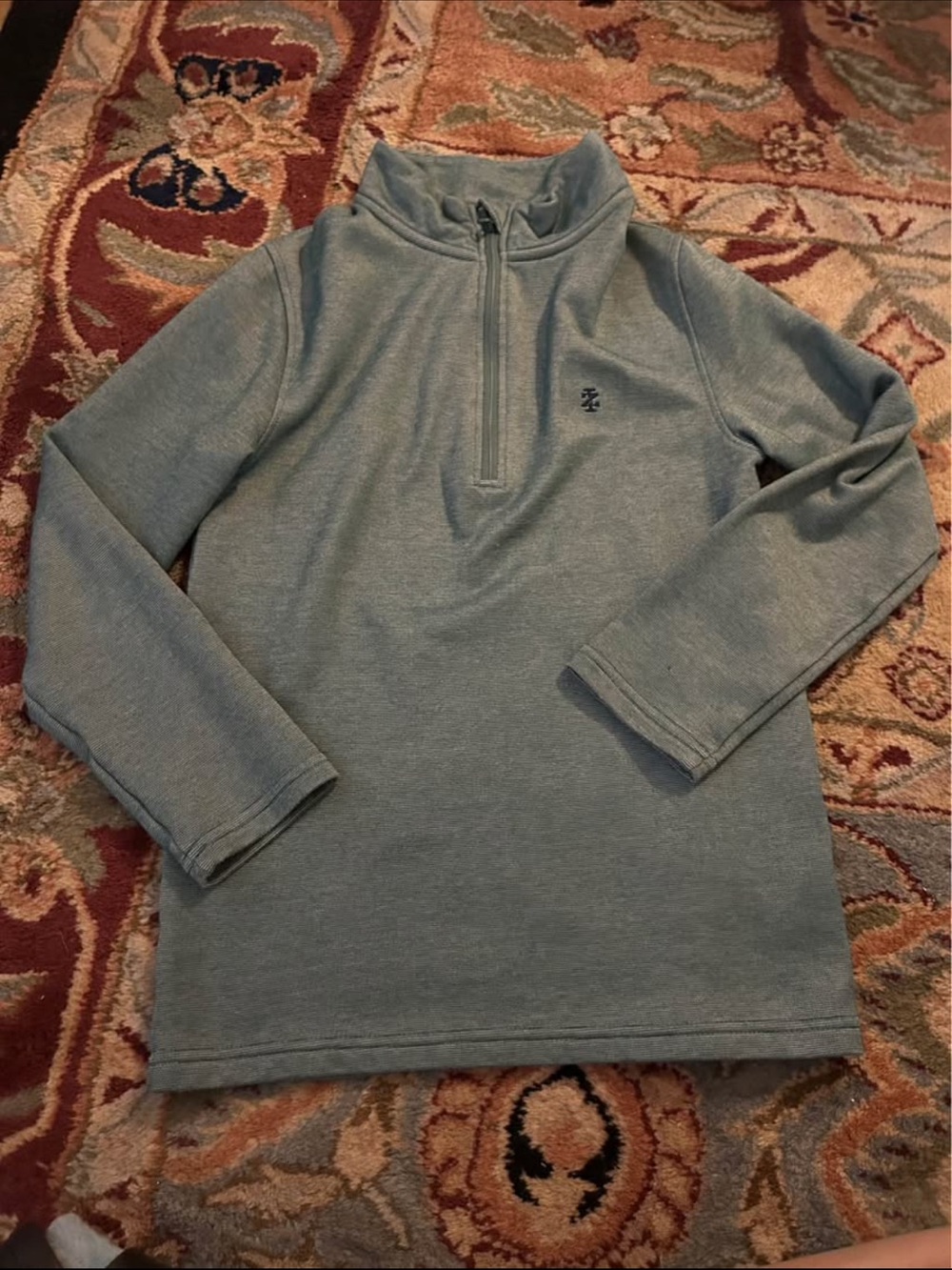 Izod Light Blue Kids Half-Zip Sweatshirt